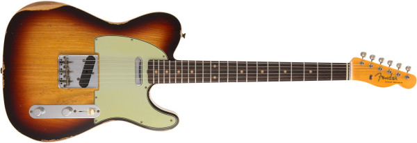 Fender Custom Shop 1960 Telecaster Custom Relic Chocolate 3-Color Sunburst Limited Edition