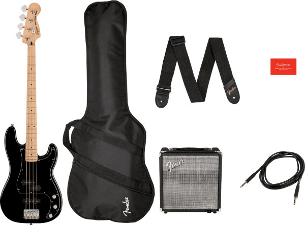 Fender Squier Affinity Precision Bass PJ Pack Black