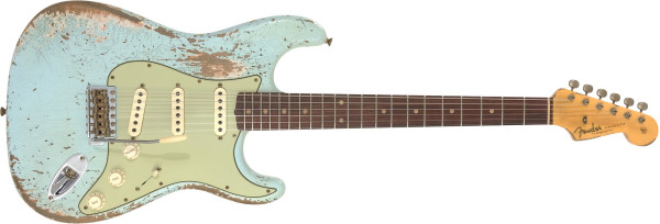 Fender Custom Shop 1962 Stratocaster Super Heavy Relic Sonic Blue