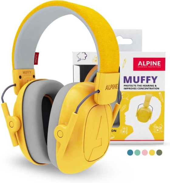 Alpine Muffy Kids Kapselgehörschutz Yellow