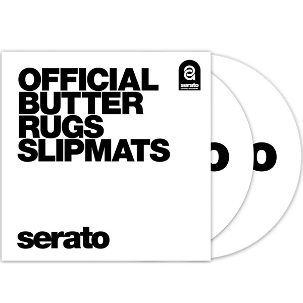 Serato Butter Rugs 12" Slipmat, in weiß
