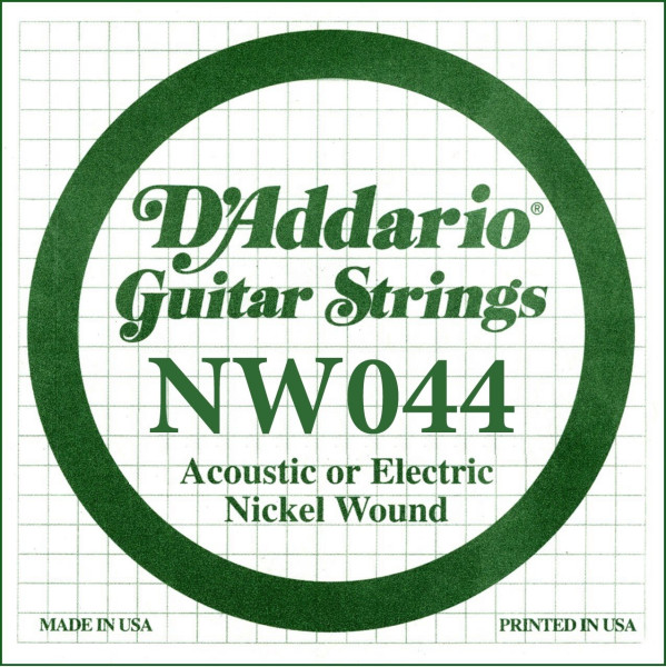 D Addario NW044 nickel wound Einzelsaite
