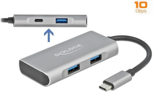 Delock Thunderbolt und USB-C auf USB 3.2 HUB