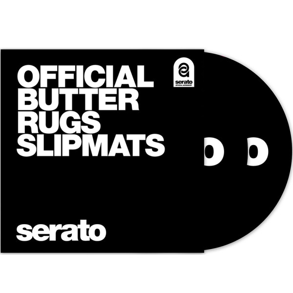 Serato Butter Rugs 12" Slipmat, in schwarz