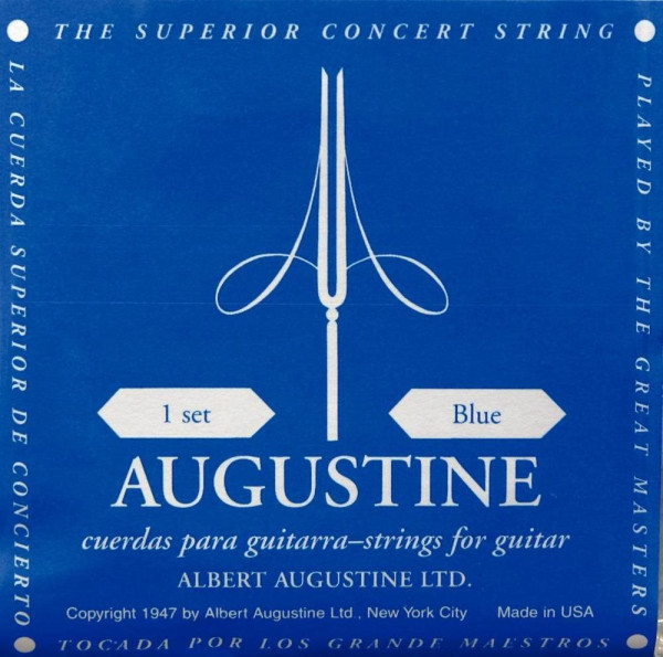 Augustine 4D blue Einzelsaite