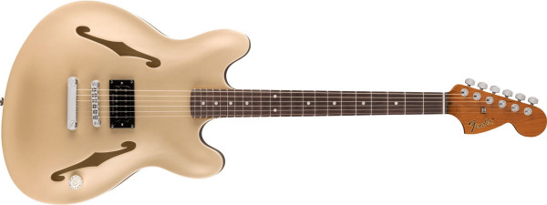 Fender Tom Delonge Starcaster Satin Shoreline Gold