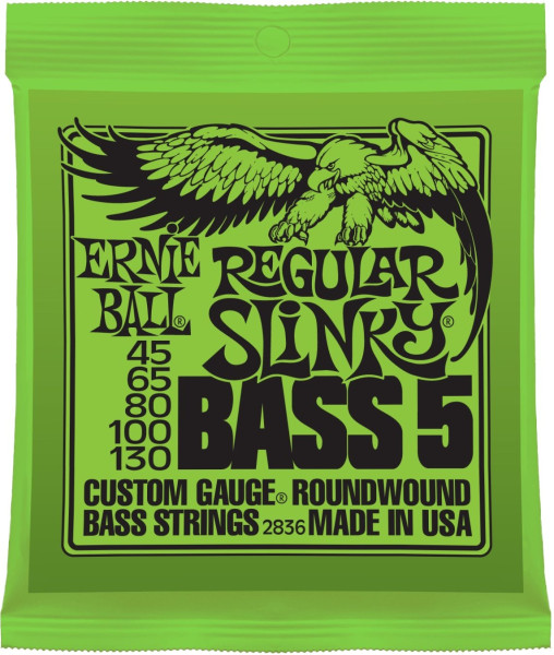 Ernie Ball Bass Super Slinky 5-String 045-130 EB 2836