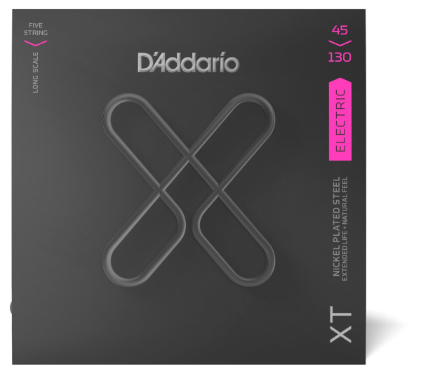 D Addario XTB45130 XT 5-String Regular Light