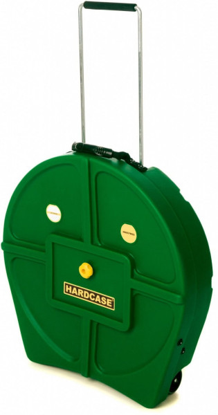 Hardcase HNP9CYM22-DG Cymbal Case Trolley für 9 Becken bis 22" - Dark Green
