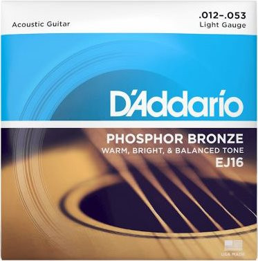 D Addario EJ 16 012-053 Phosphor Bronze