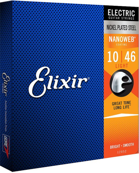Elixir NanoWeb 12052 Light 010-046 E-Gitarren Saiten