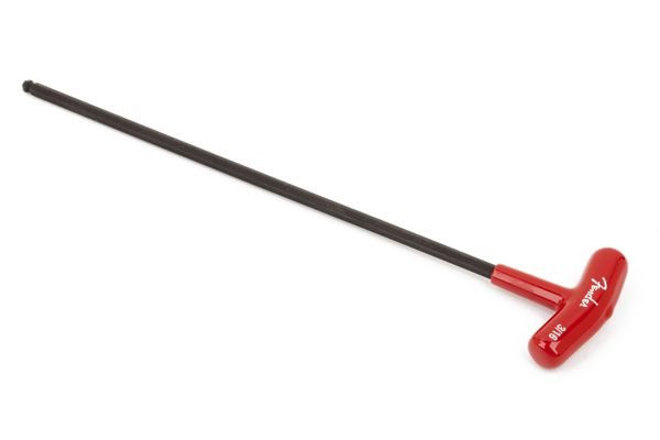 Fender Truss Rod Adjustment Wrench T-Style Kugelkopf 3/16" Red