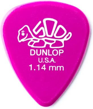 Dunlop Delrin 500 Plektrum 1,14mm Red Magenta