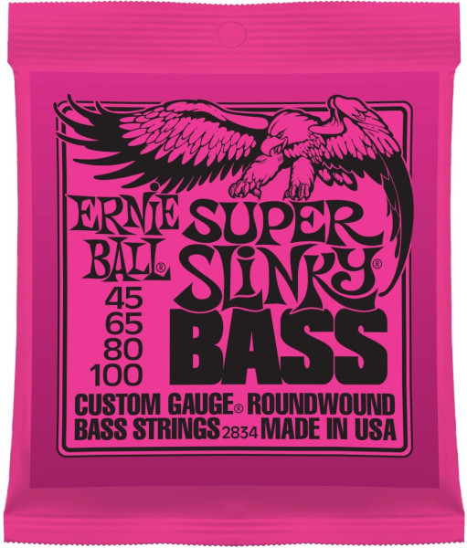 Ernie Ball Bass Super Slinky 45-100 EB 2834