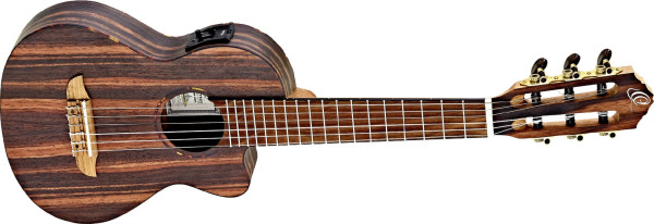 Ortega Timber Series RGL5EB-CE Guitarlele 6 String CUT/PU Satin Open Pore
