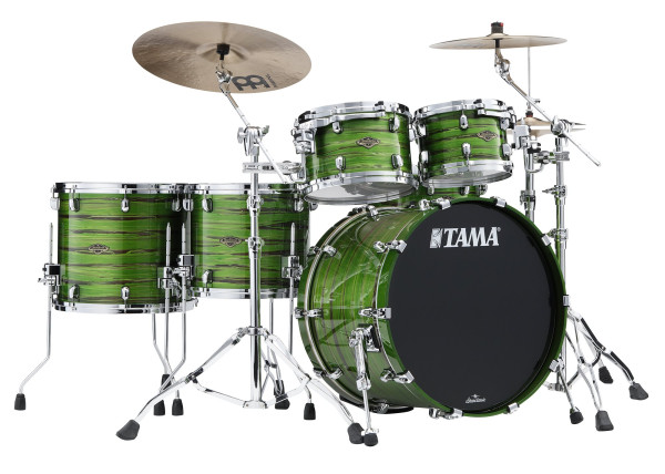 Tama Starcl. Lacquer Walnut/Birch Lacquer Shamrock Oyster 5tlg.