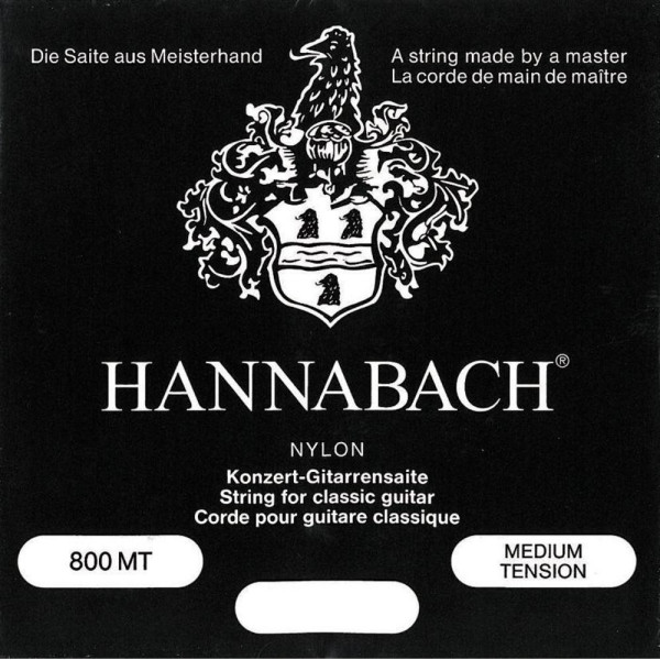 Hannabach 800 Medium Tension Black