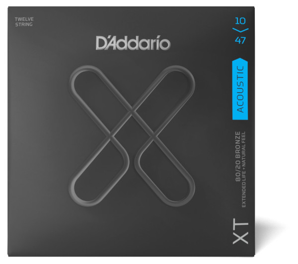 D Addario XTABR1047-12 XT 80/20 Bronze 12-String