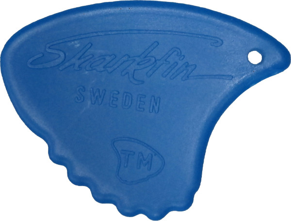 Sharkfin Plektrum 1,05 blau Sweden Relief