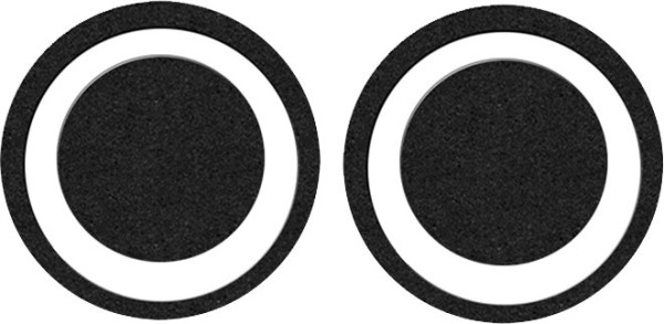 KickPort BLK-EYE D-Pad Kickpad, black eye (2 Stk) für Singlepedal