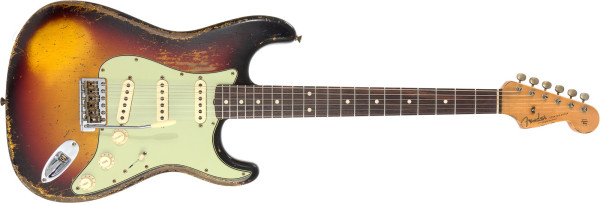 Fender Custom Shop 1962 Stratocaster Super Heavy Relic Faded 3-Tone Sunburst