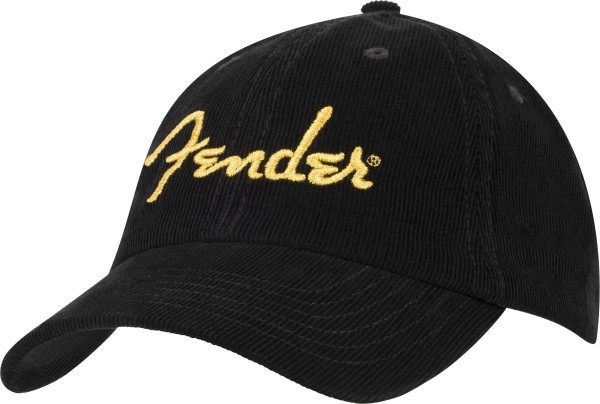Fender Hat Gold Spaghetti Logo Corduroy "One Size"