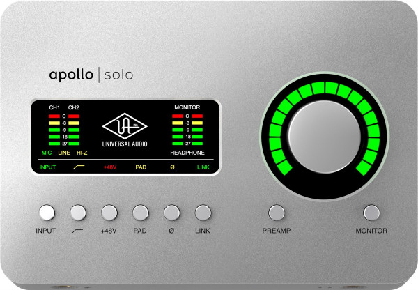 Universal Audio Apollo Solo Heritage Edition Thunderbolt 3