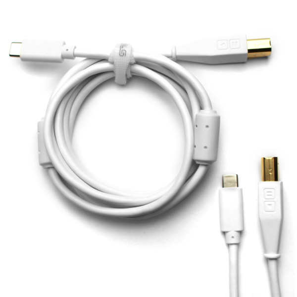 DJ Techtools USB-C Chroma Cable white ca. 1,5m