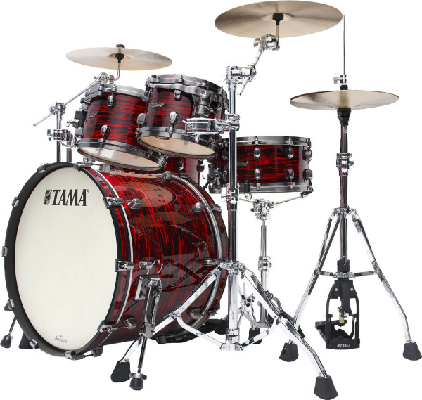 Tama MR42TZUS-ROY Starclassic Maple Shell Set 4tlg. - Red Oyster/Smoked Black Nickel