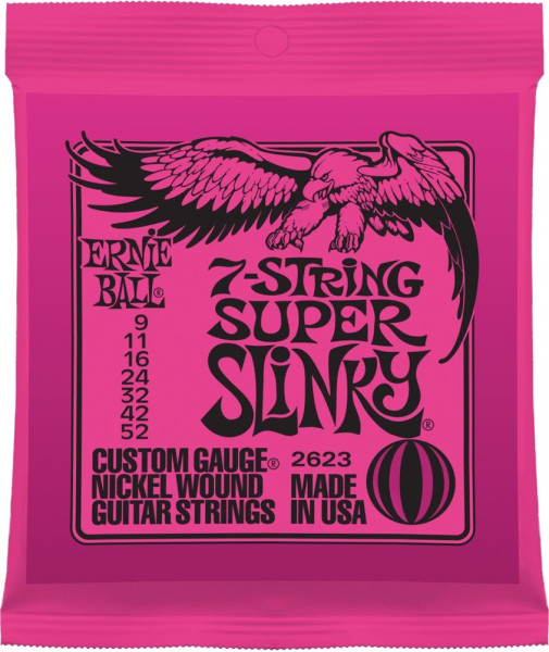 Ernie Ball Super Slinky 7-String 009-052 EB 2623