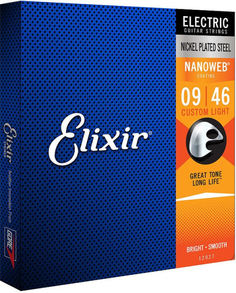 Elixir NanoWeb 12027 Custom Light 009-046 E-Gitarren Saiten