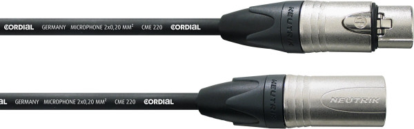 Cordial CXM 10 FM Mikrokabel 10m XLR-XLR Neut