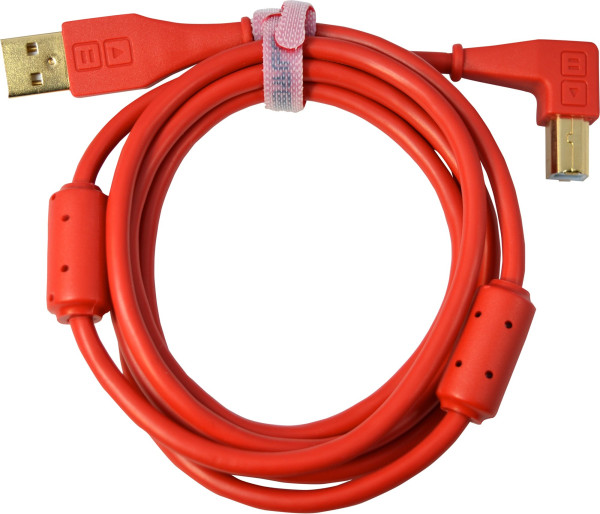 DJ TechTools USB Chroma Cable red abgewinkelt (ca. 1,5m)