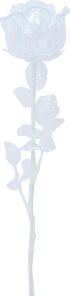 Europalms Kristallrose, Kunstblume, transparent, 81cm 12x