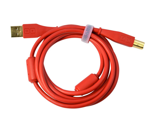 DJ TechTools USB Chroma Cable red straight (ca. 1,5m)