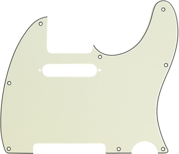 Fender Pickguard Tele 8-Loch 3-lagig Mint Green