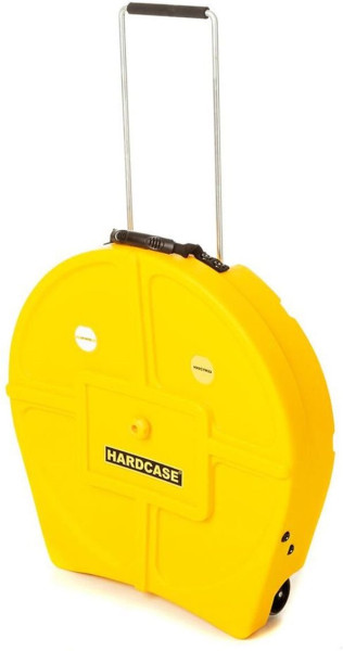 Hardcase HNP9CYM22-Y Cymbal Case Trolley für 9 Becken bis 22" - Yellow