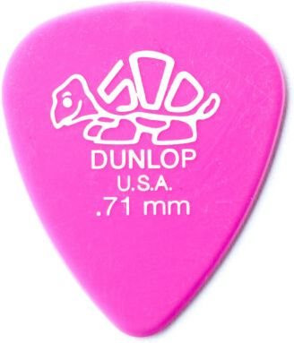 Dunlop Delrin 500 Plektrum 0,71mm Pink