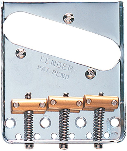 Fender Bridge Vintage Tele 3-Saddle Chrom