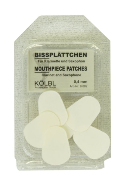 Kölbl 8.002 Bissplatte 0,4 mm Transparent 6er Pack