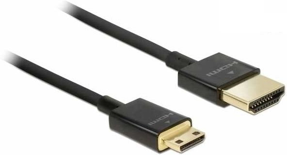 Delock Mini-HDMI Kabel High Speed mit Ethernet 1 m