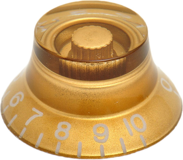 Göldo Potiknopf LP-Style Hutform gold