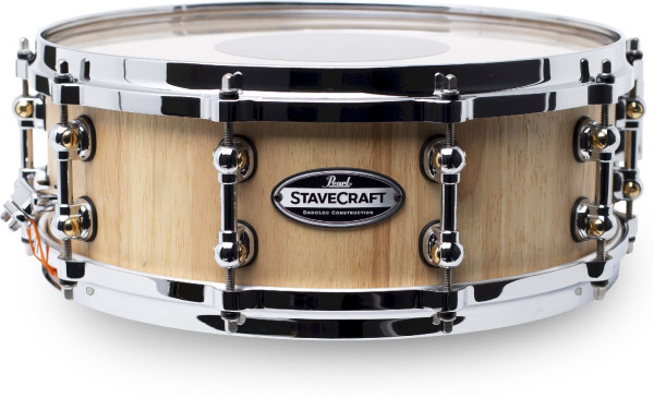Pearl StaveCraft 14"x5" Thai Oak Snare Drum Satin Natural
