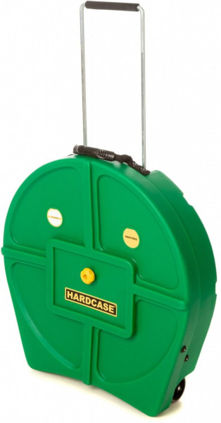 Hardcase HNP9CYM22-LG Cymbal Case Trolley für 9 Becken bis 22" - Light Green