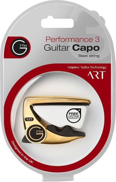 G 7th Capo Performance 3 ART Acoustic/Electric Gold