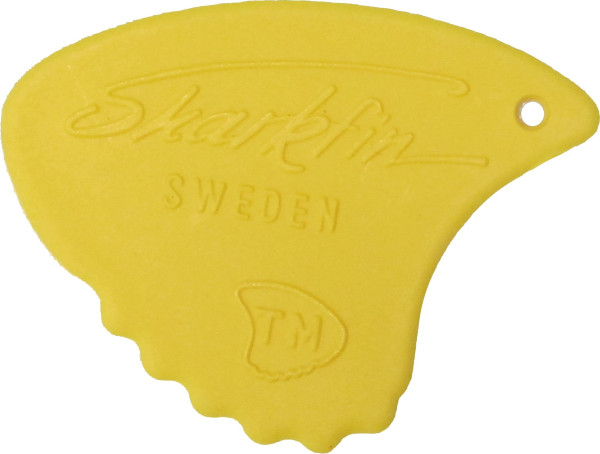 Sharkfin Plektrum 0,65 gelb Sweden Relief