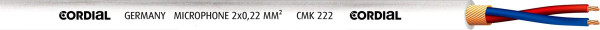 Cordial CMK 222 Mikrofonkabel white -m-