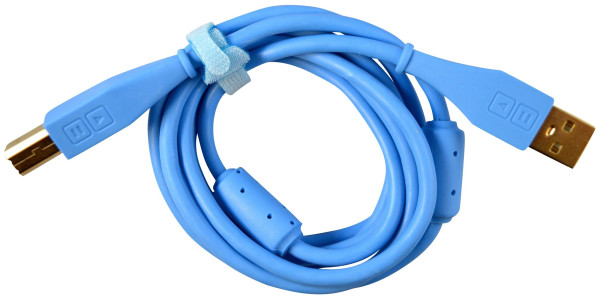 DJ TechTools USB Chroma Cable blue straight (ca. 1,5m)