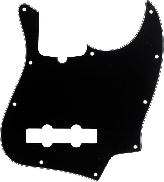 Fender Pickguard J-Bass 10-Loch 3-lagig Black
