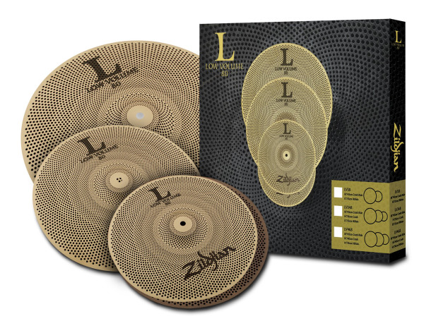 Zildjian L80 Low Volume 348 Cymbal Set